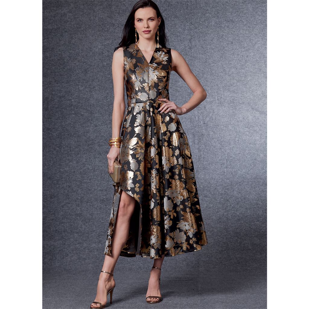 Vogue Pattern V1725 Misses Dress 1725 Image 2 From Patternsandplains.com