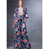 Vogue Pattern V1735 Misses Deep V Kimono Style Dresses with Self Tie 1735 Image 2 From Patternsandplains.com