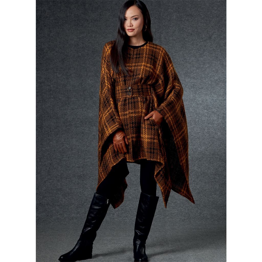 Vogue Pattern V1754 Misses Cape 1754 Image 3 From Patternsandplains.com