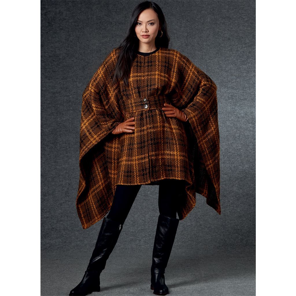 Vogue Pattern V1754 Misses Cape 1754 Image 5 From Patternsandplains.com