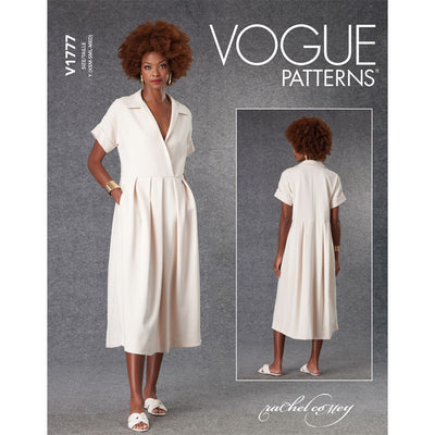 Vogue Pattern V1777 Misses Dress 1777 Image 1 From Patternsandplains.com