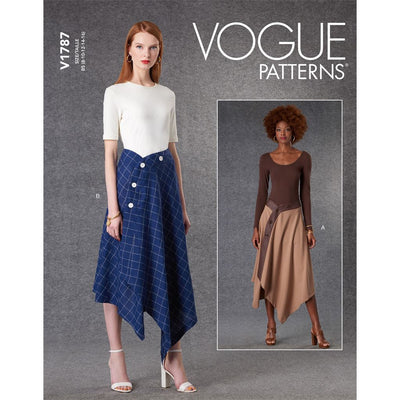 Vogue Pattern V1787 Misses Skirts 1787 Image 1 From Patternsandplains.com