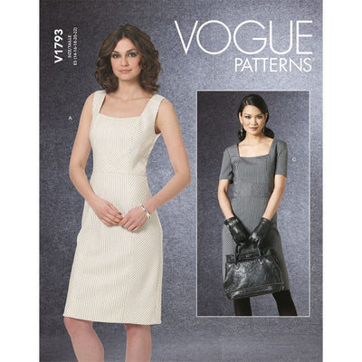 Vogue Pattern V1793 Misses Dresses 1793 Image 1 From Patternsandplains.com