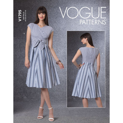 Vogue Pattern V1795 Misses Dress 1795 Image 1 From Patternsandplains.com