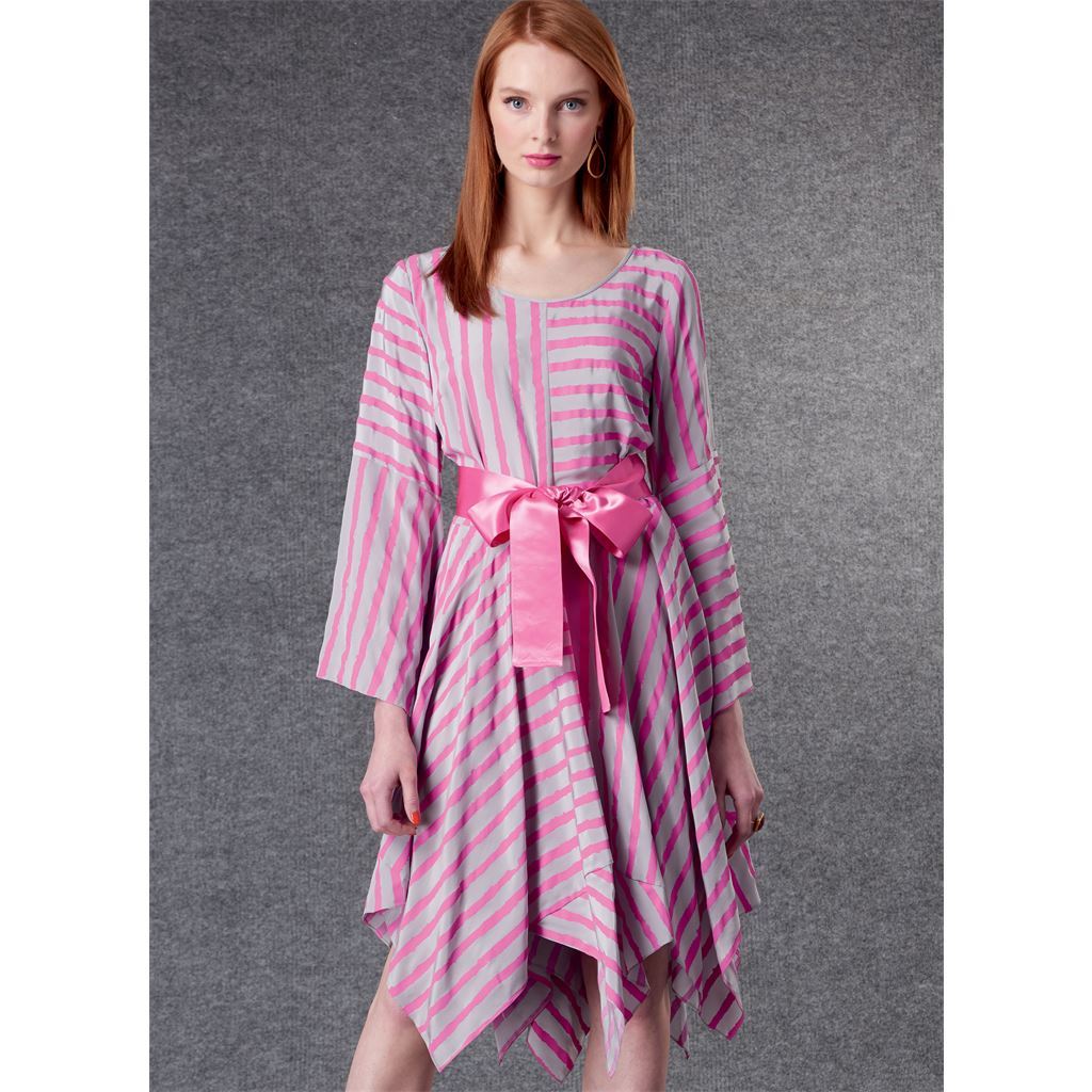 Vogue Pattern V1796 Misses Dress and Belt 1796 Image 2 From Patternsandplains.com