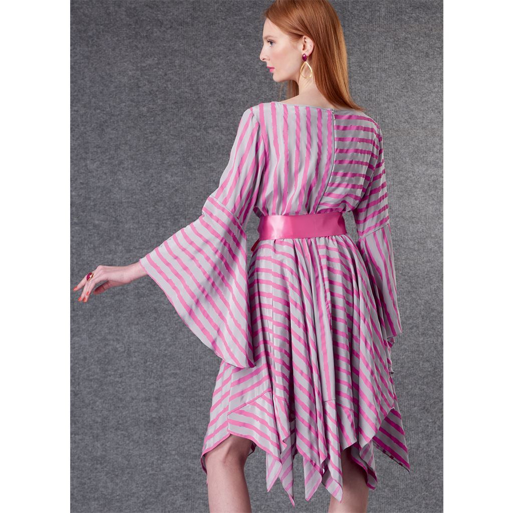 Vogue Pattern V1796 Misses Dress and Belt 1796 Image 4 From Patternsandplains.com