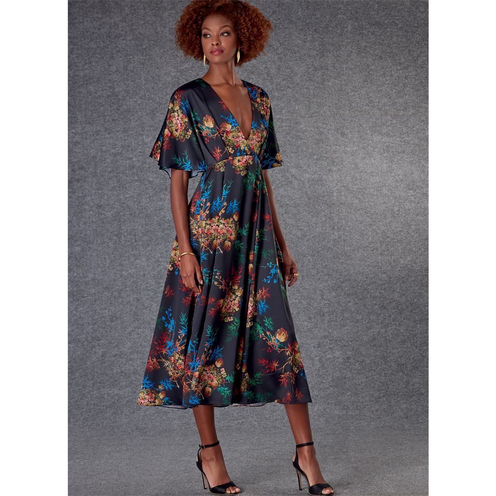 Vogue Pattern V1801 Misses Dresses 1801 Image 2 From Patternsandplains.com