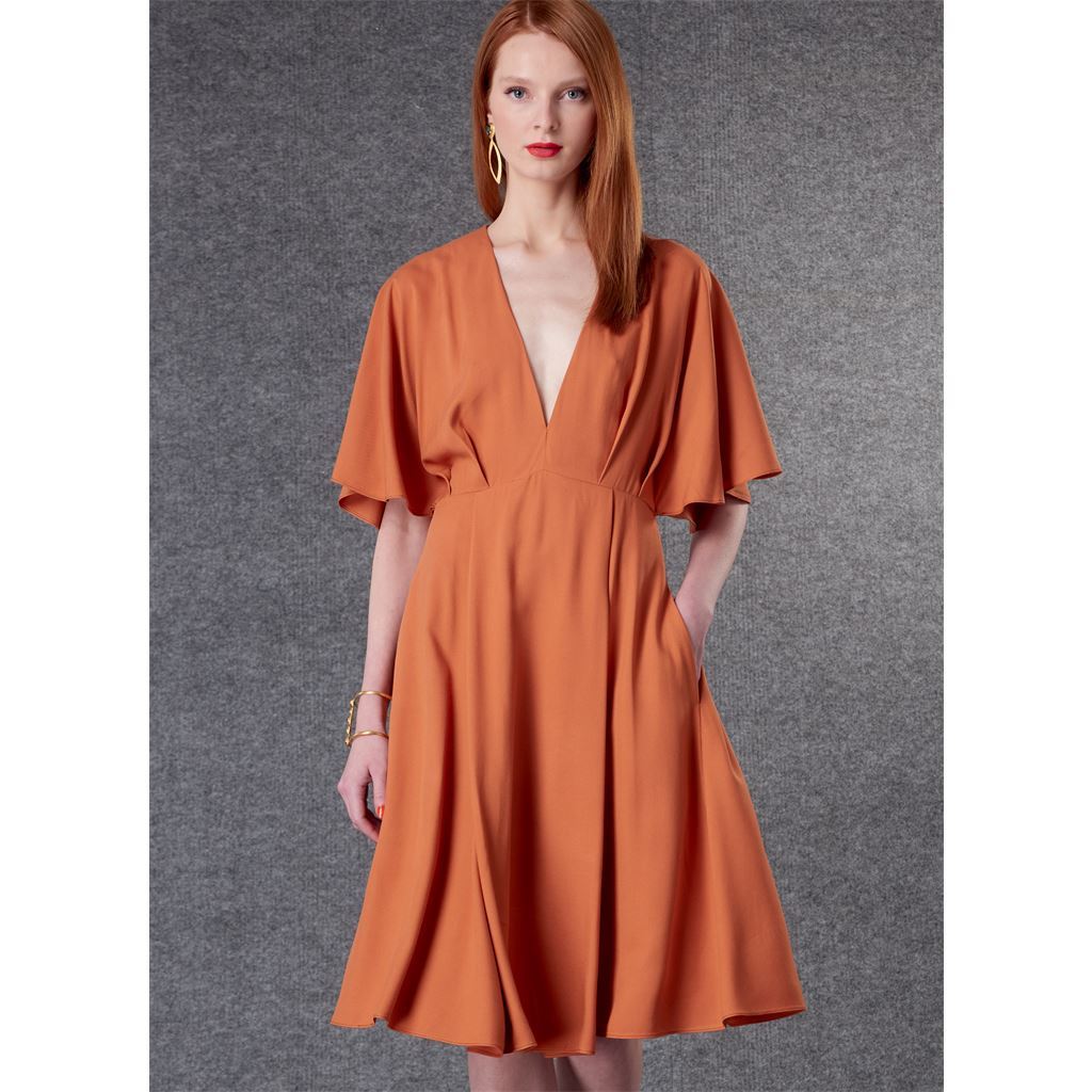 Vogue Pattern V1801 Misses Dresses 1801 Image 3 From Patternsandplains.com