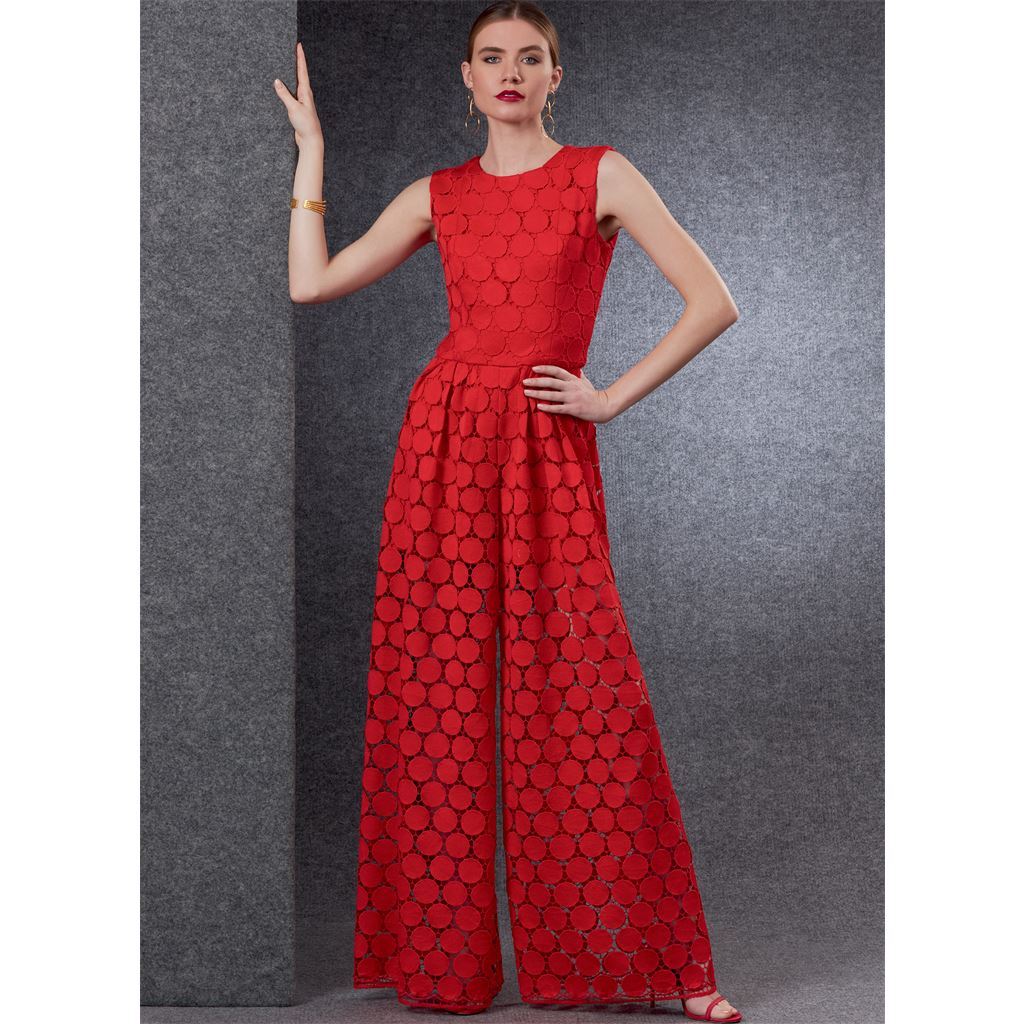 Vogue Pattern V1806 Misses and Misses Petite Jumpsuit 1806 Image 2 From Patternsandplains.com