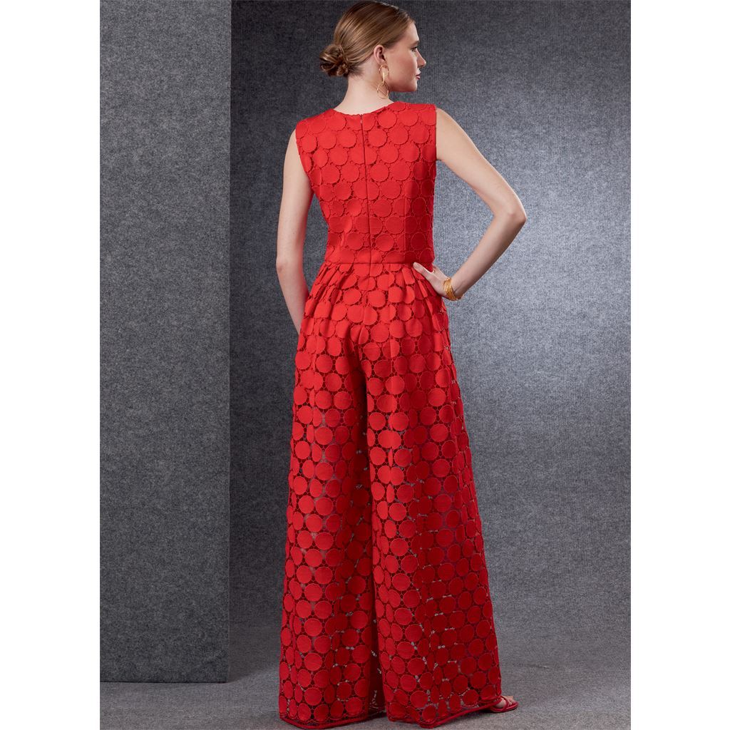 Vogue Pattern V1806 Misses and Misses Petite Jumpsuit 1806 Image 3 From Patternsandplains.com