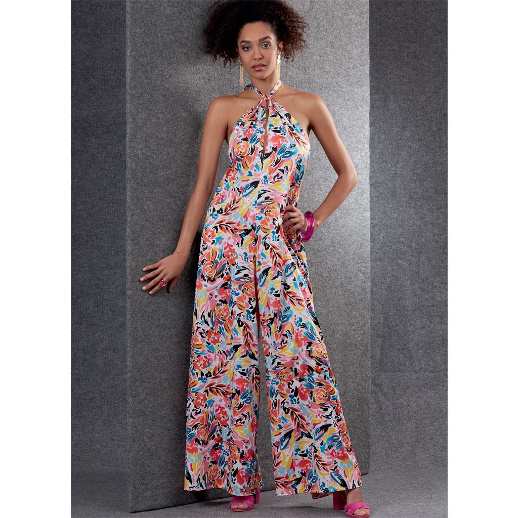 Vogue Pattern V1807 Misses and Misses Petite Jumpsuits 1807 Image 2 From Patternsandplains.com