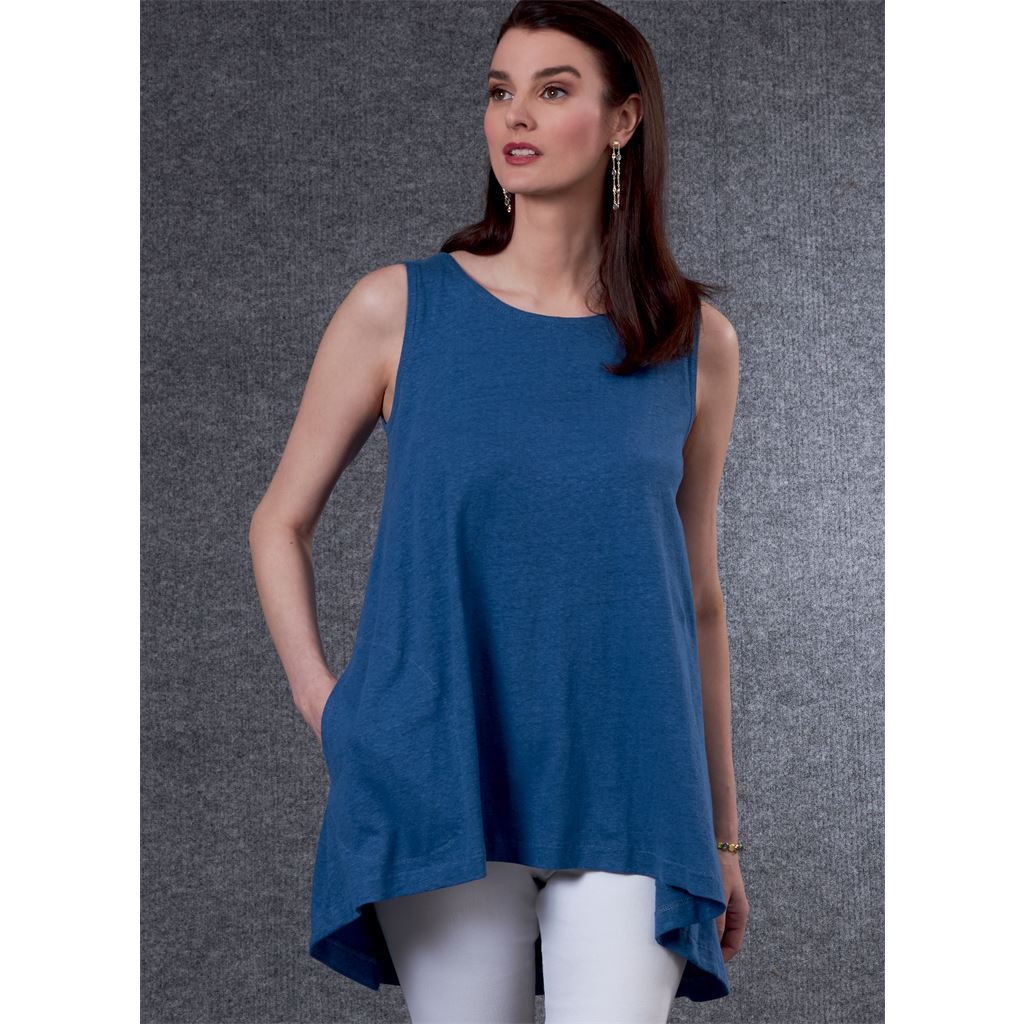 Vogue Pattern V1808 Misses Cardigan and Tunics 1808 Image 3 From Patternsandplains.com