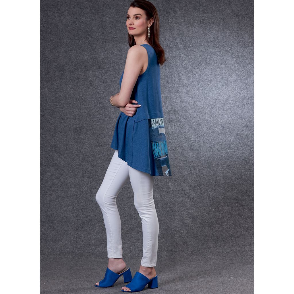 Vogue Pattern V1808 Misses Cardigan and Tunics 1808 Image 5 From Patternsandplains.com