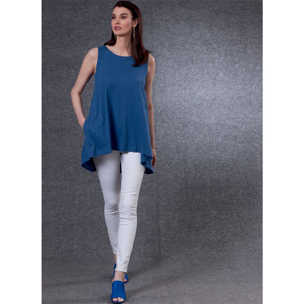 Vogue Pattern V1808 Misses Cardigan and Tunics 1808 Image 8 From Patternsandplains.com