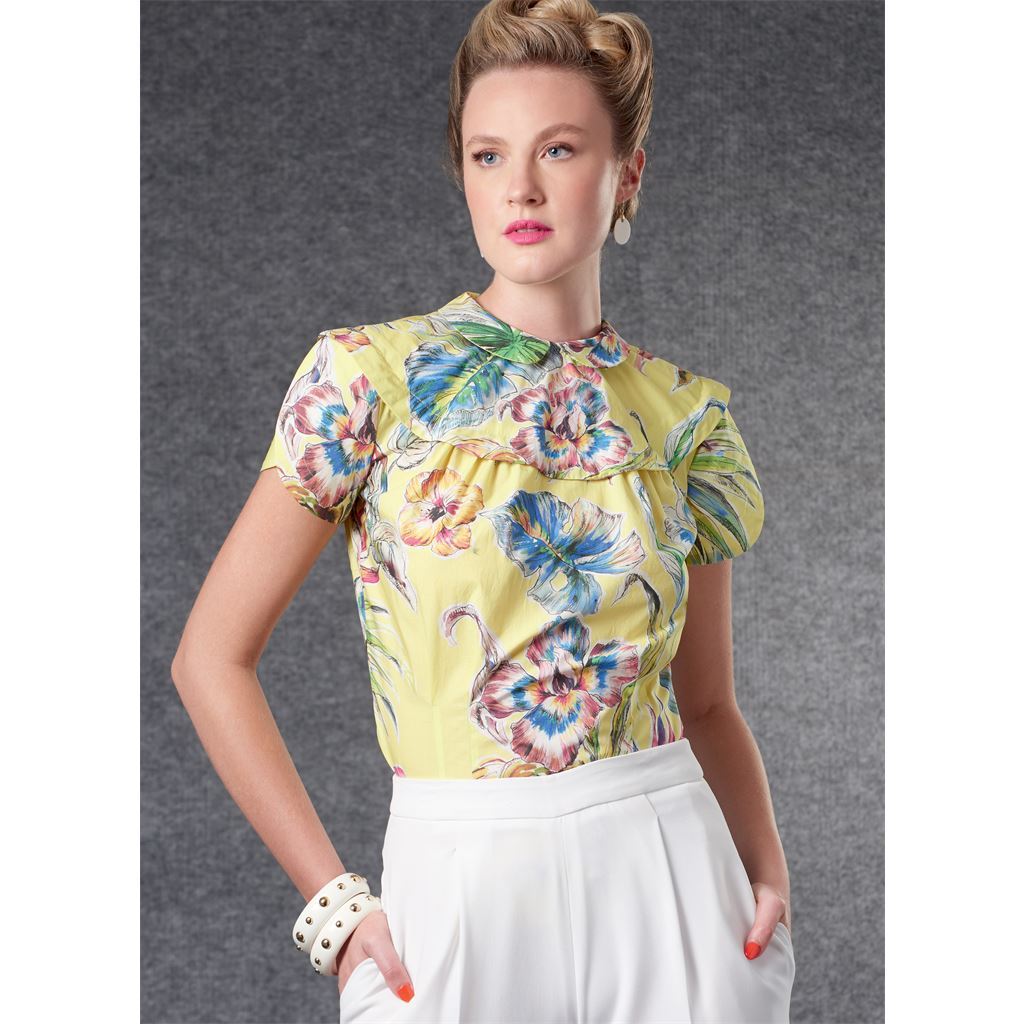 Vogue Pattern V1809 Misses Tops 1809 Image 2 From Patternsandplains.com