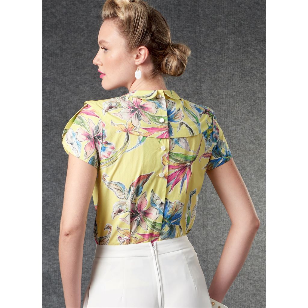 Vogue Pattern V1809 Misses Tops 1809 Image 5 From Patternsandplains.com