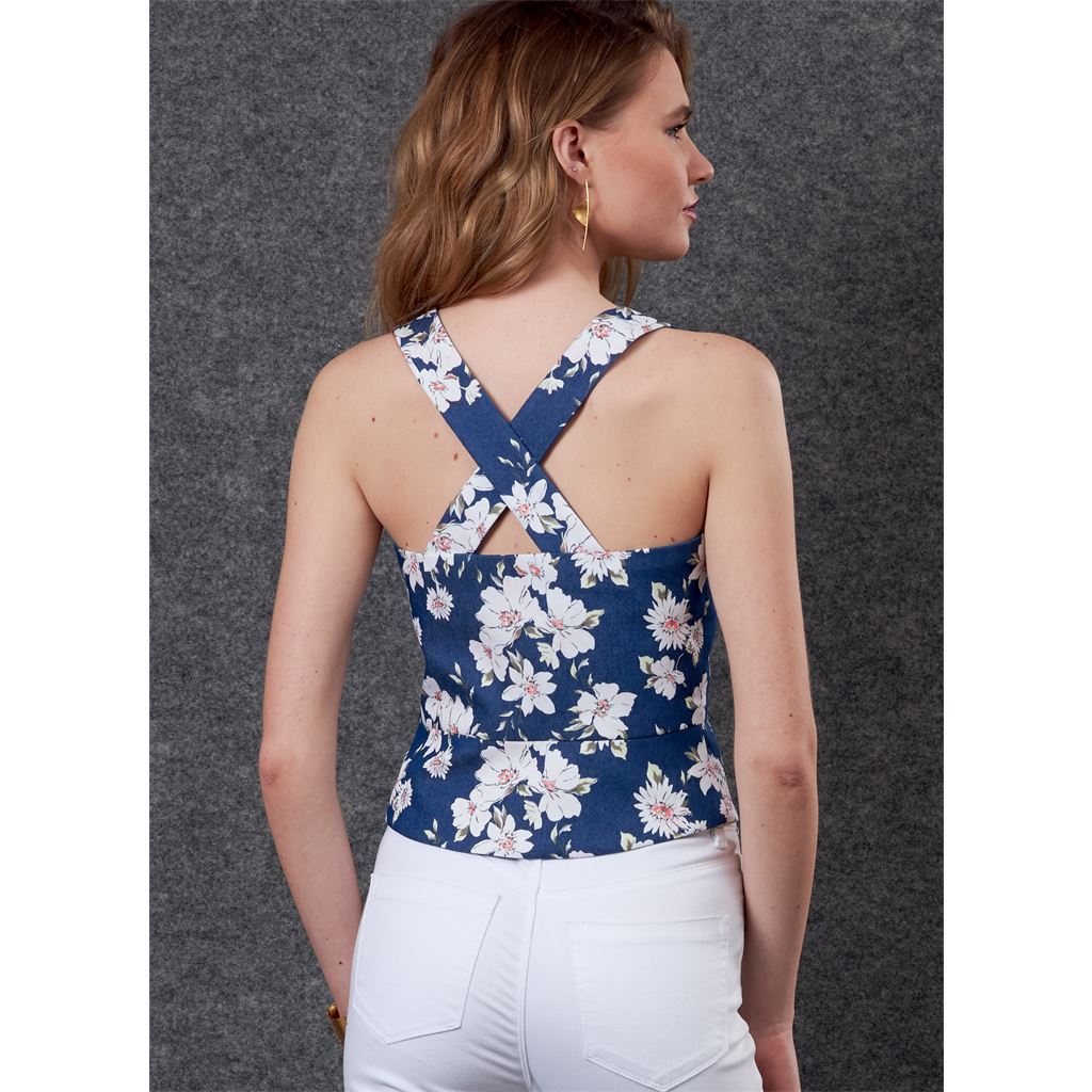 Vogue Pattern V1810 Misses and Misses Petite Vests 1810 Image 6 From Patternsandplains.com