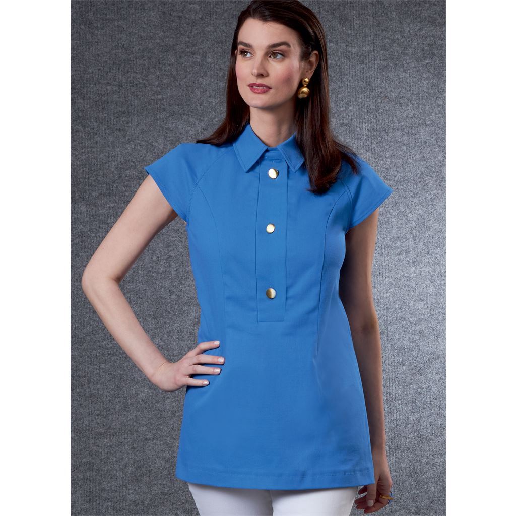 Vogue Pattern V1811 Misses Tops 1811 Image 2 From Patternsandplains.com