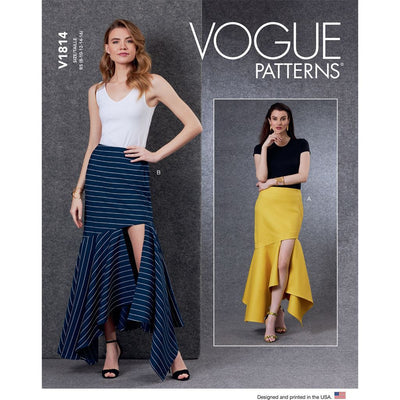 Vogue Pattern V1814 Misses and Misses Petite Skirts 1814 Image 1 From Patternsandplains.com