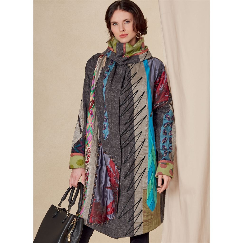 Vogue Pattern V1816 Misses Reversible Coat 1816 Image 2 From Patternsandplains.com