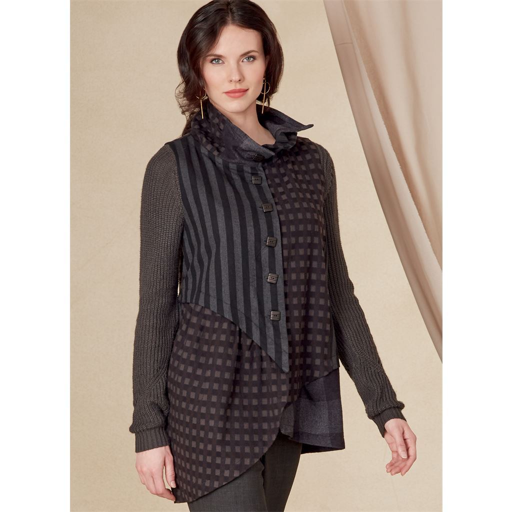 Vogue Pattern V1817 Misses Jacket and Vest 1817 Image 3 From Patternsandplains.com