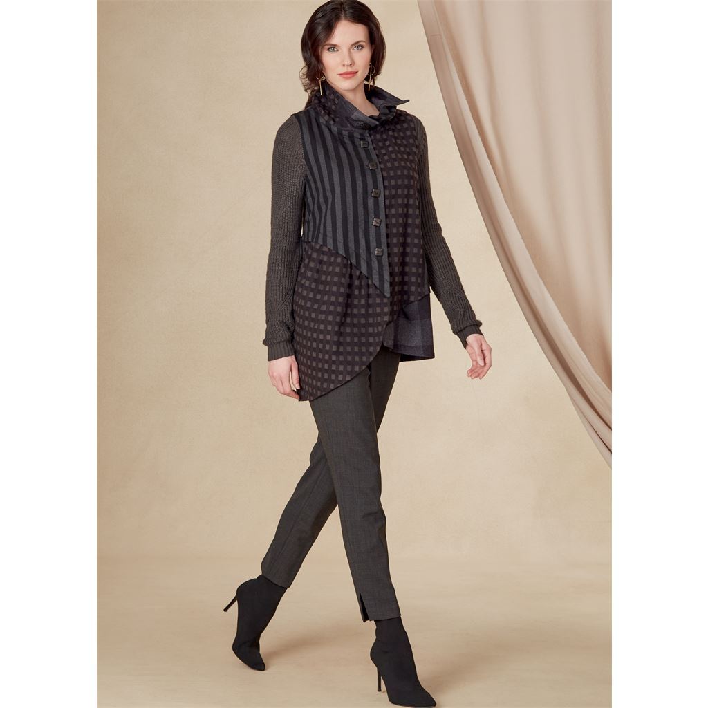 Vogue Pattern V1817 Misses Jacket and Vest 1817 Image 5 From Patternsandplains.com