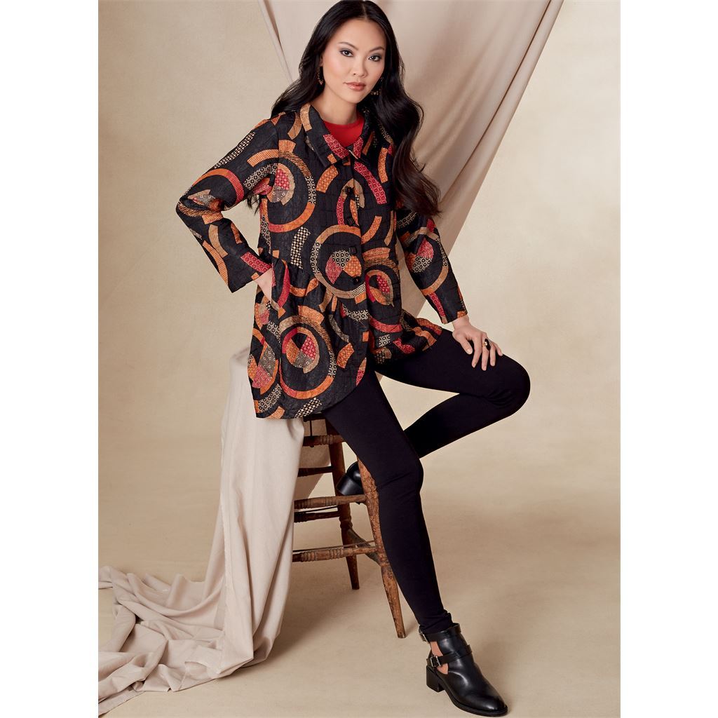 Vogue Pattern V1817 Misses Jacket and Vest 1817 Image 6 From Patternsandplains.com