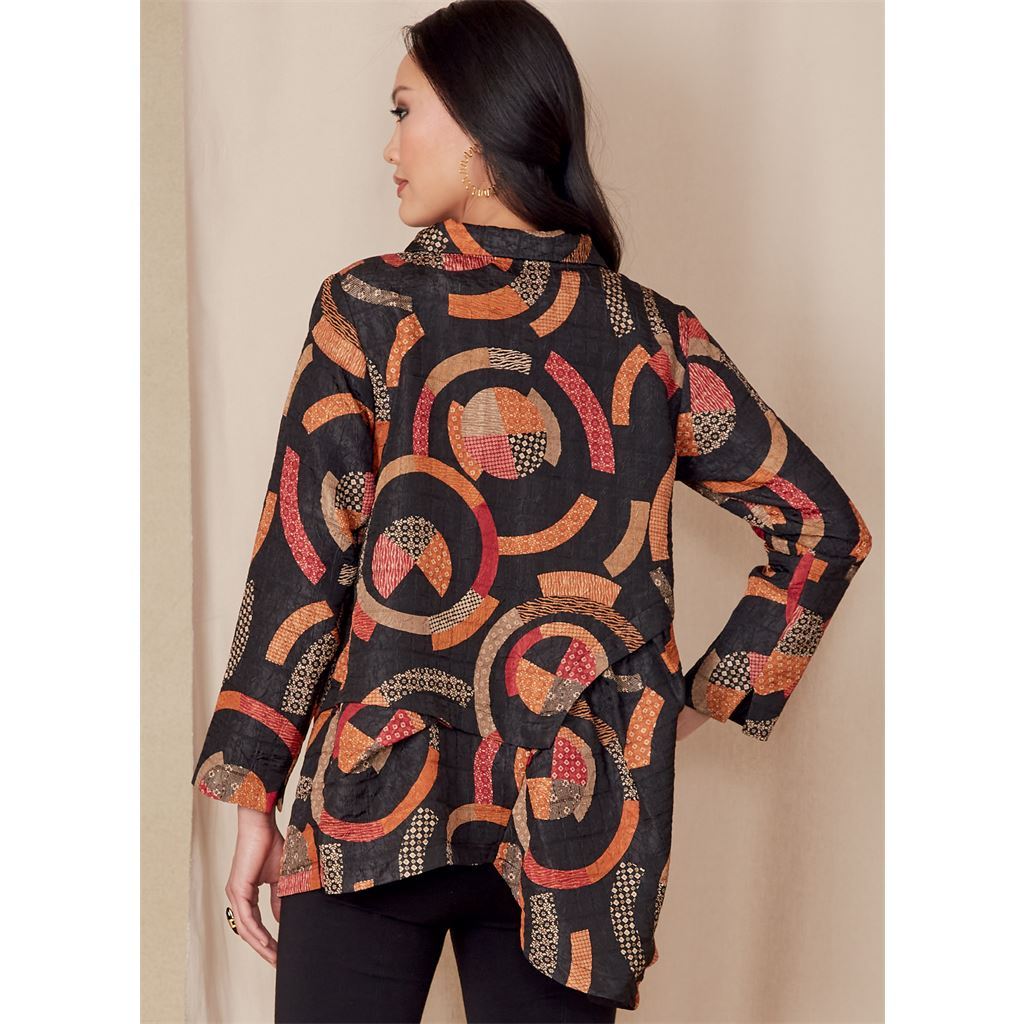 Vogue Pattern V1817 Misses Jacket and Vest 1817 Image 7 From Patternsandplains.com