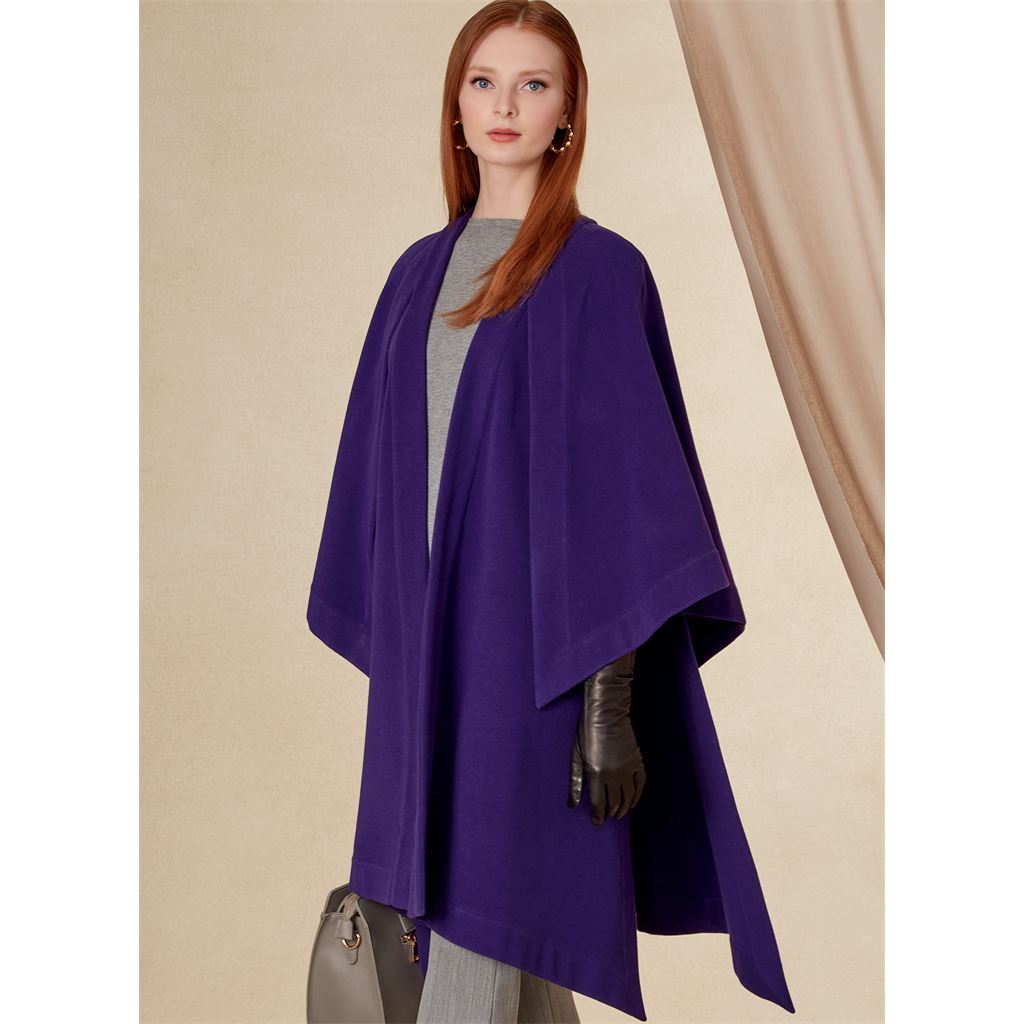 Vogue Pattern V1818 Misses Cape 1818 Image 2 From Patternsandplains.com