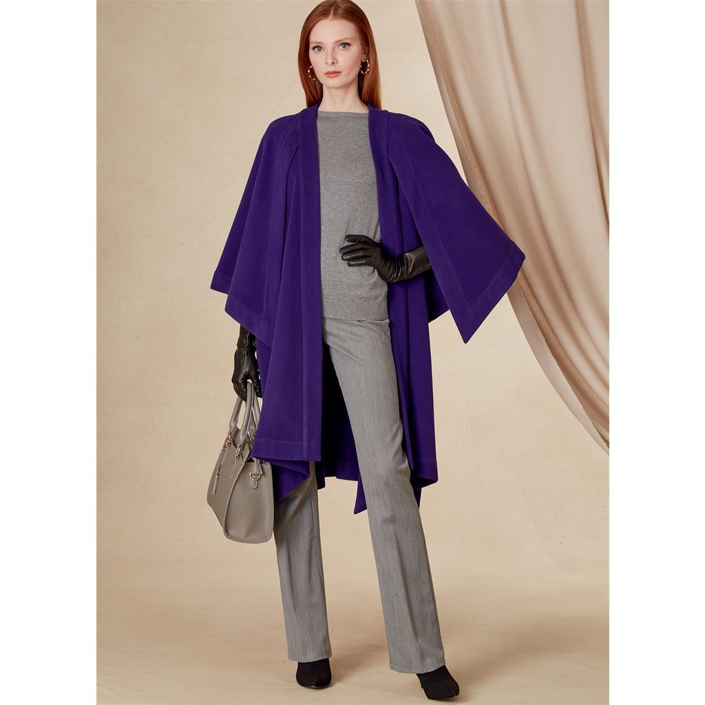 Vogue Pattern V1818 Misses Cape 1818 Image 3 From Patternsandplains.com