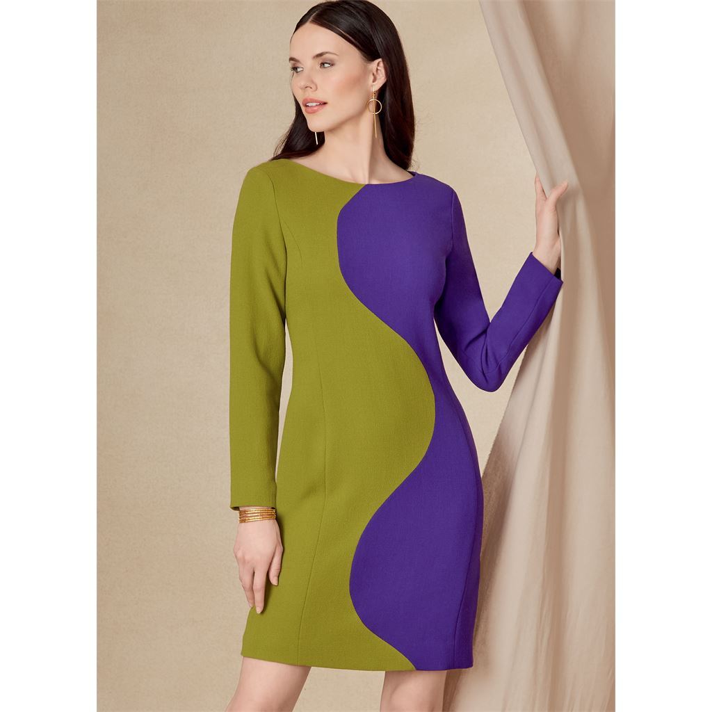 Vogue Pattern V1819 Misses Dress 1819 Image 2 From Patternsandplains.com