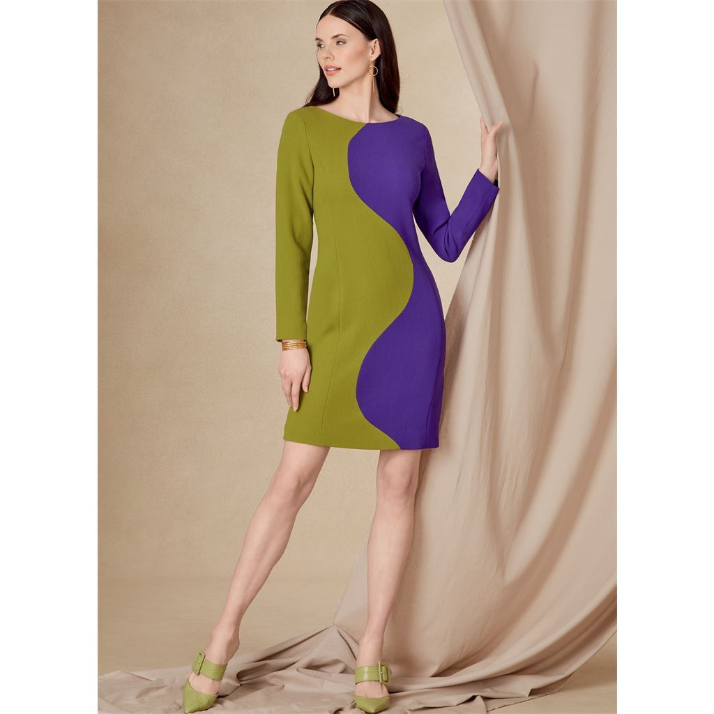 Vogue Pattern V1819 Misses Dress 1819 Image 3 From Patternsandplains.com