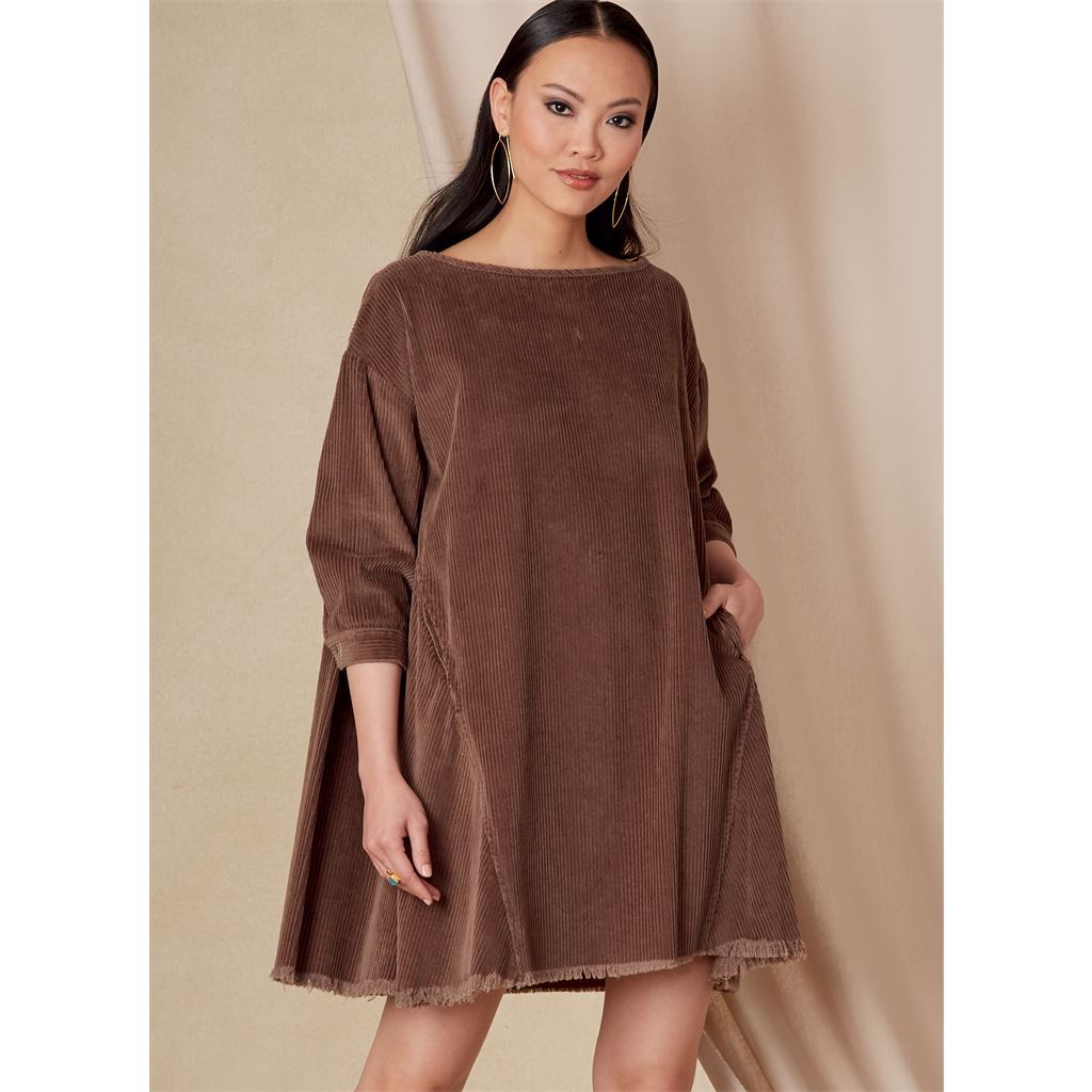 Vogue Pattern V1821 Misses Dress 1821 Image 2 From Patternsandplains.com