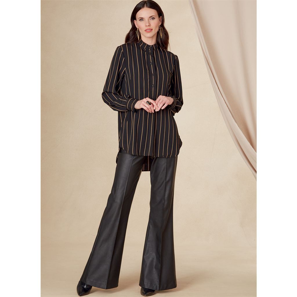 Vogue Pattern V1823 Misses and Misses Petite Shirt 1823 Image 5 From Patternsandplains.com