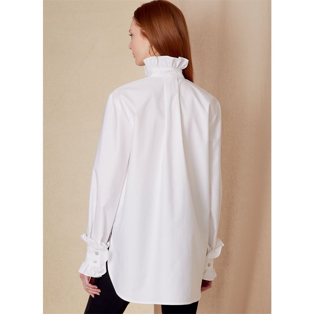 Vogue Pattern V1823 Misses and Misses Petite Shirt 1823 Image 6 From Patternsandplains.com