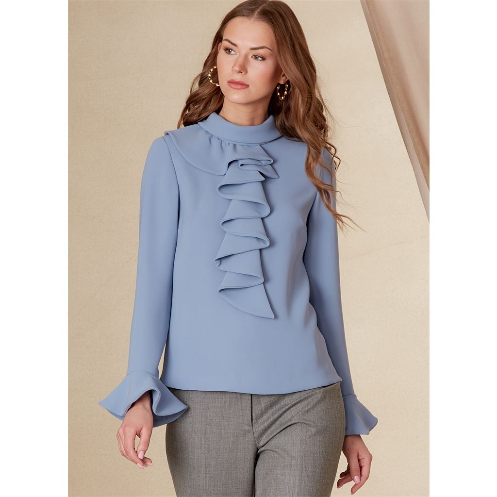 Vogue Pattern V1824 Misses and Misses Petite Top 1824 Image 2 From Patternsandplains.com