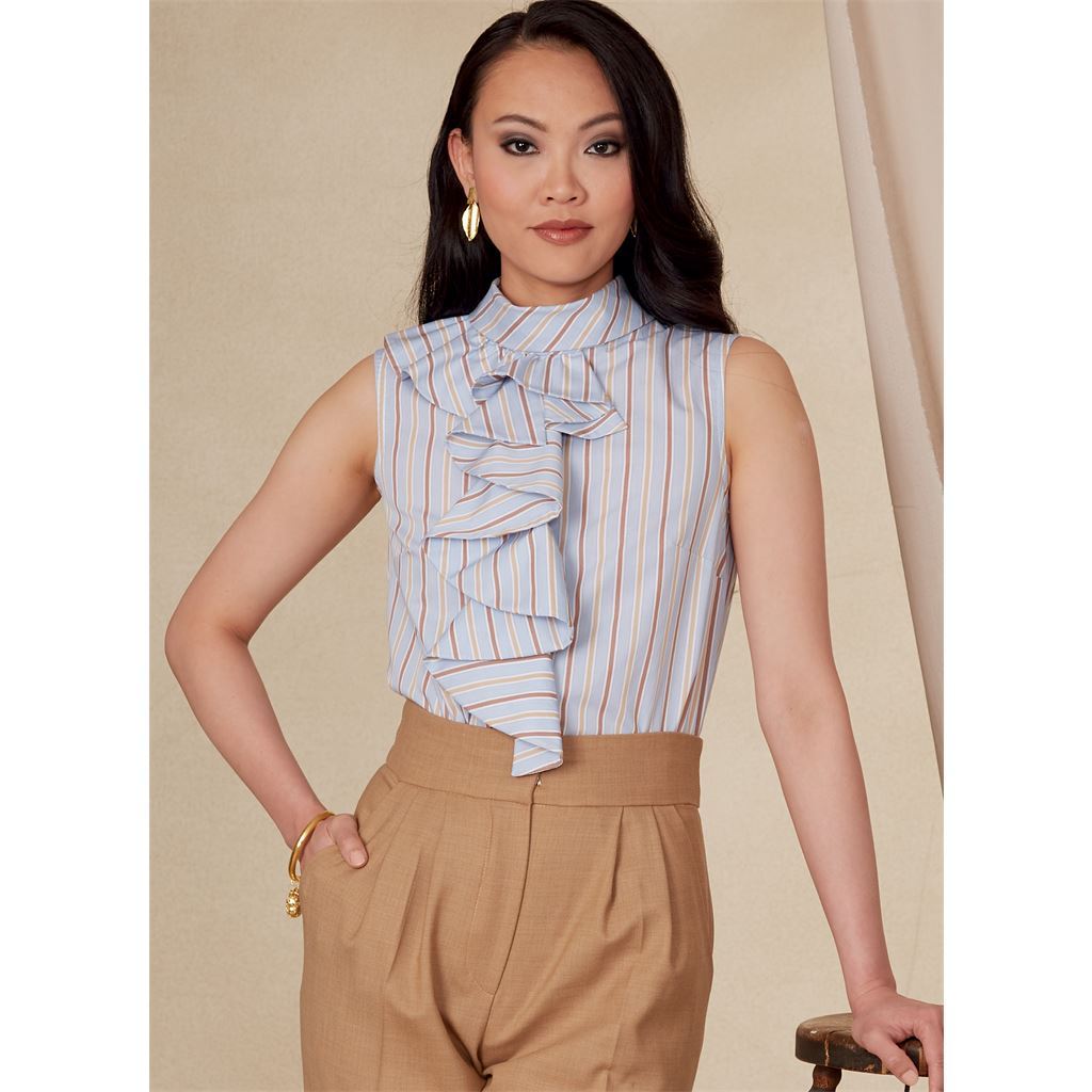 Vogue Pattern V1824 Misses and Misses Petite Top 1824 Image 3 From Patternsandplains.com