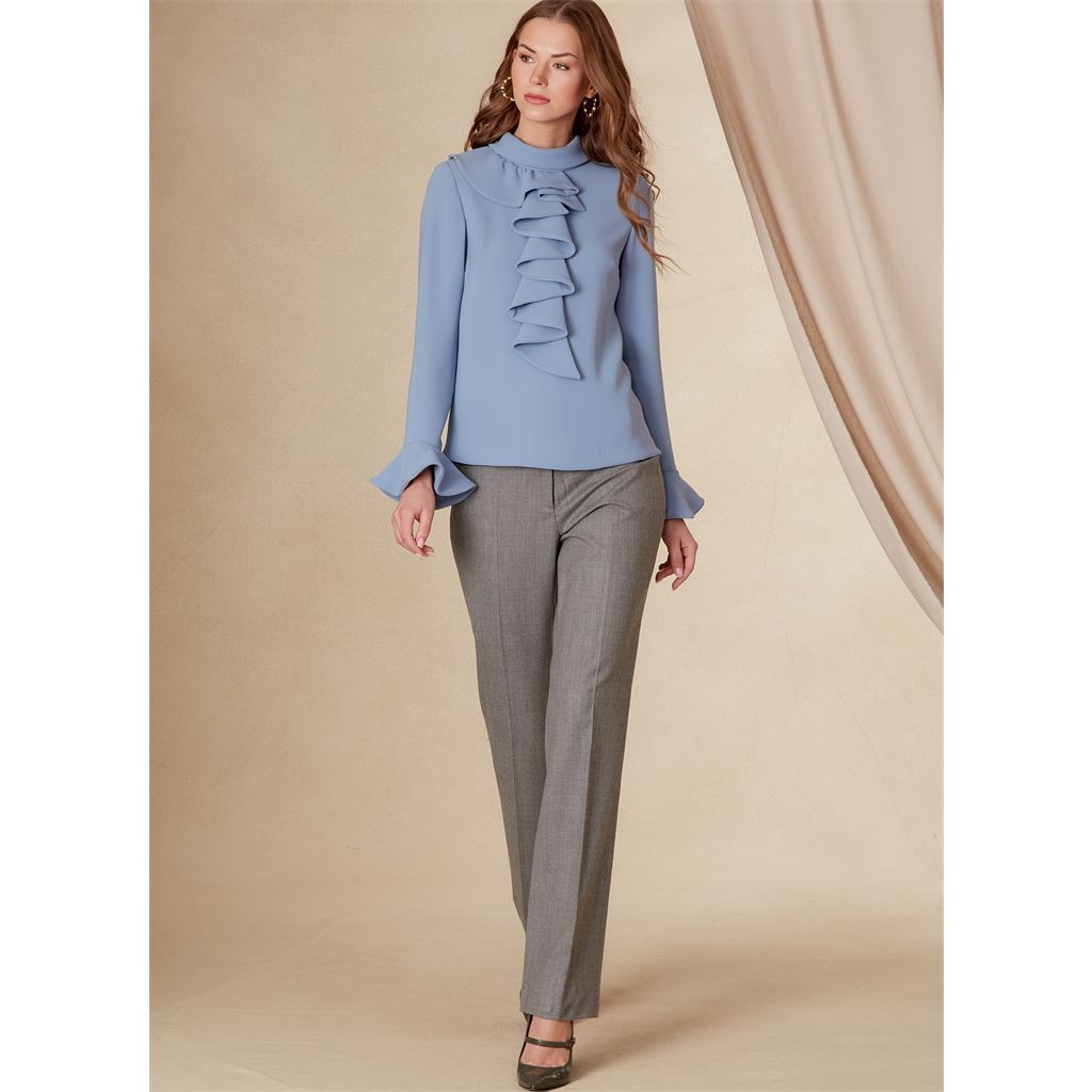 Vogue Pattern V1824 Misses and Misses Petite Top 1824 Image 4 From Patternsandplains.com