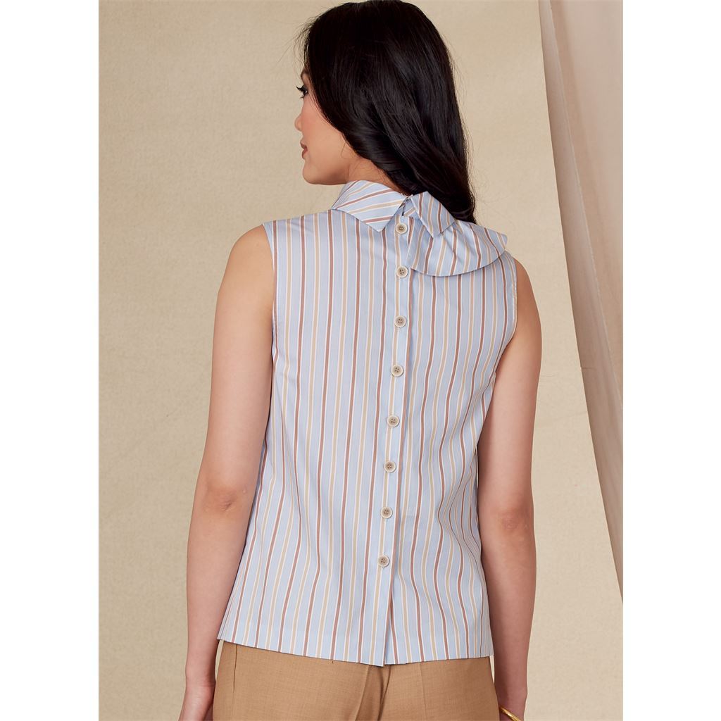 Vogue Pattern V1824 Misses and Misses Petite Top 1824 Image 7 From Patternsandplains.com