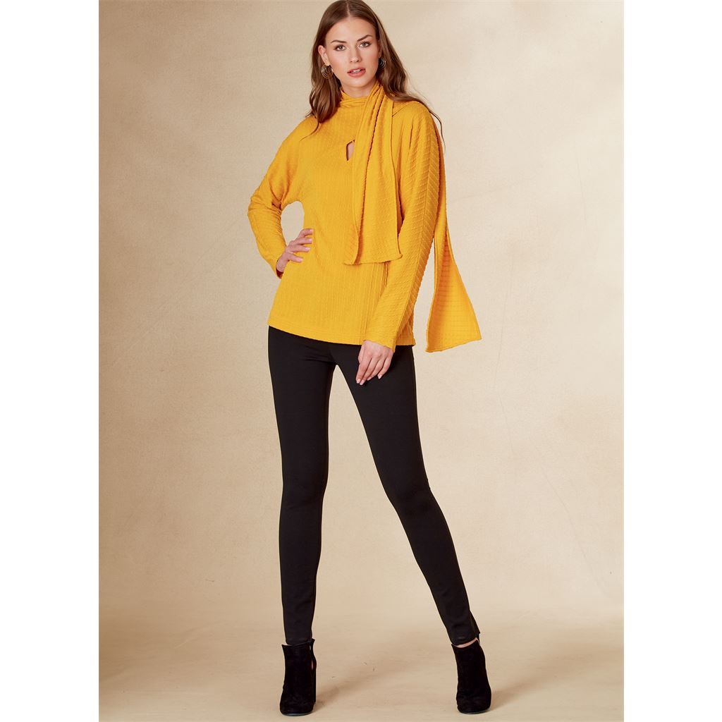 Vogue Pattern V1825 Misses and Misses Petite Top 1825 Image 5 From Patternsandplains.com