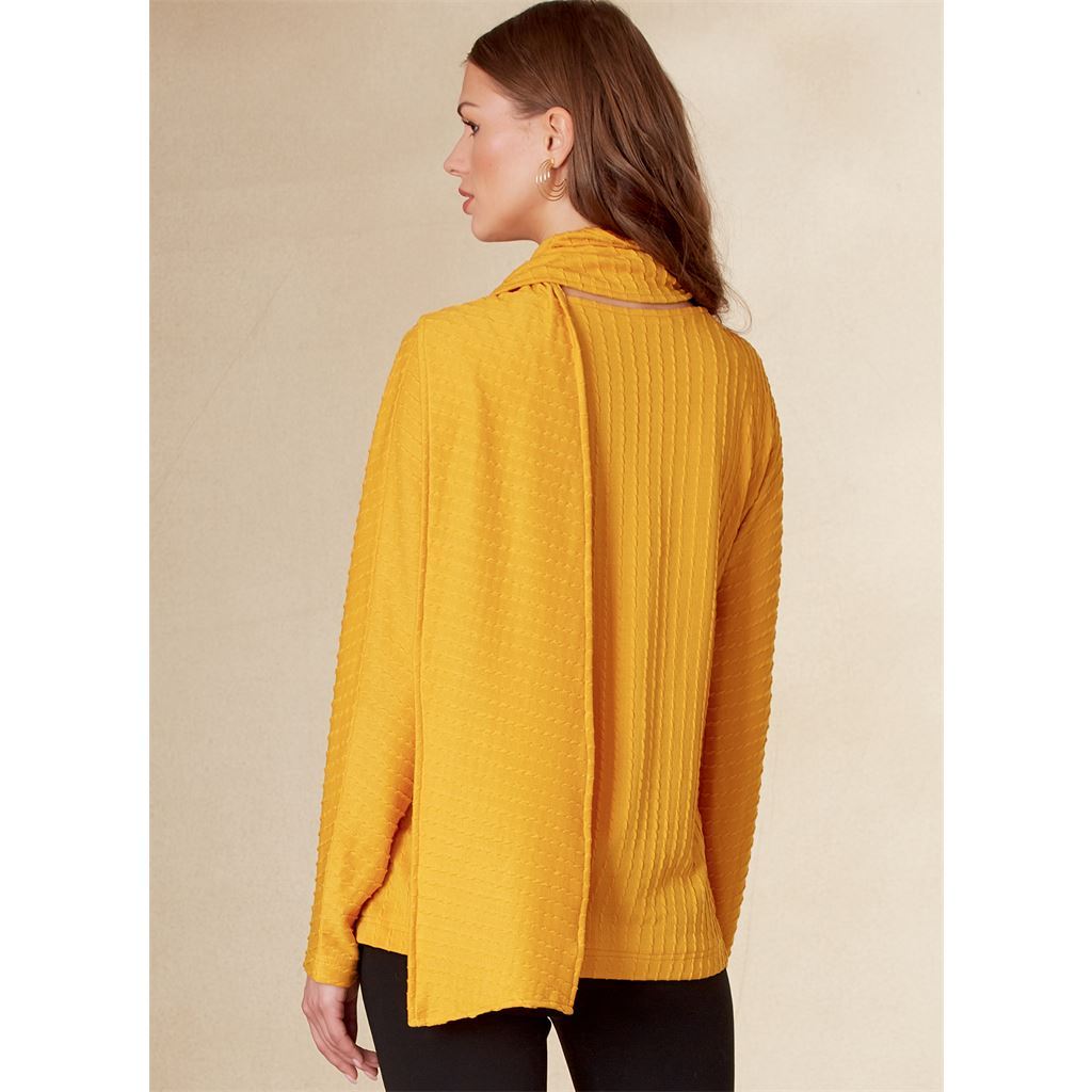 Vogue Pattern V1825 Misses and Misses Petite Top 1825 Image 7 From Patternsandplains.com