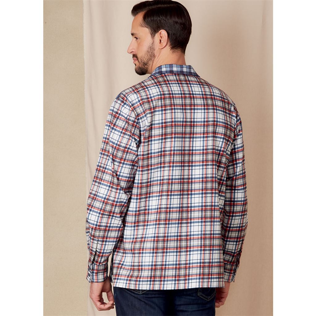 Vogue Pattern V1827 Unisex Shirts 1827 Image 6 From Patternsandplains.com