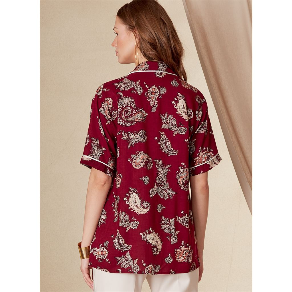 Vogue Pattern V1827 Unisex Shirts 1827 Image 7 From Patternsandplains.com