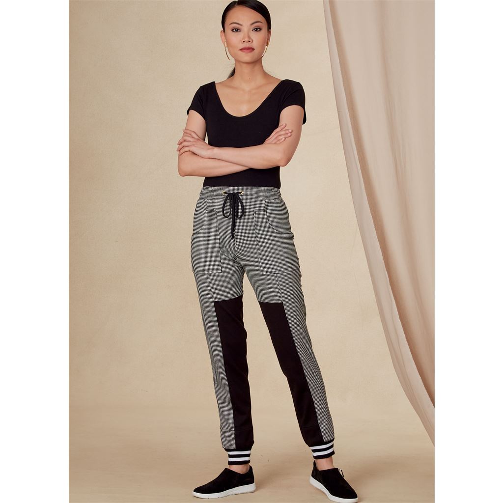Vogue Pattern V1828 Misses and Misses Petite Track Pants 1828 Image 2 From Patternsandplains.com