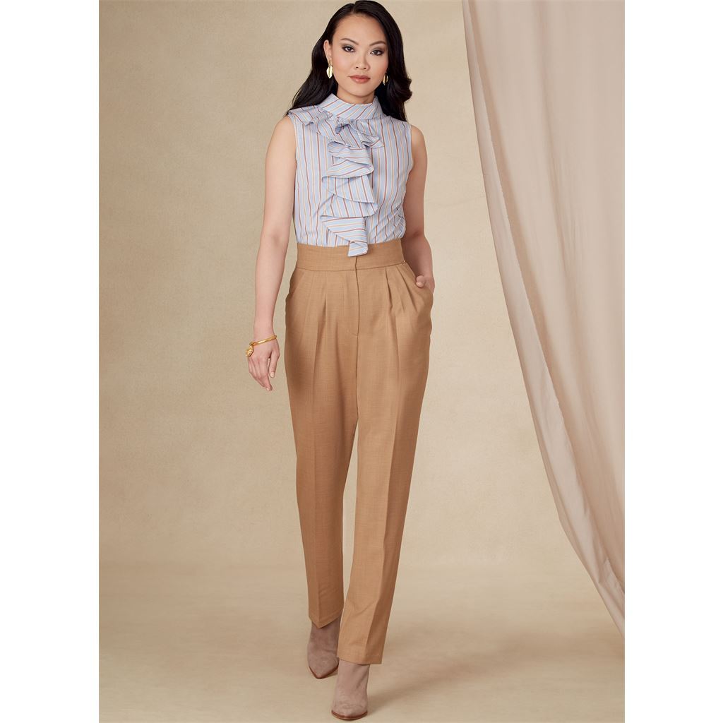 Vogue Pattern V1829 Misses and Misses Petite Pants 1829 Image 3 From Patternsandplains.com