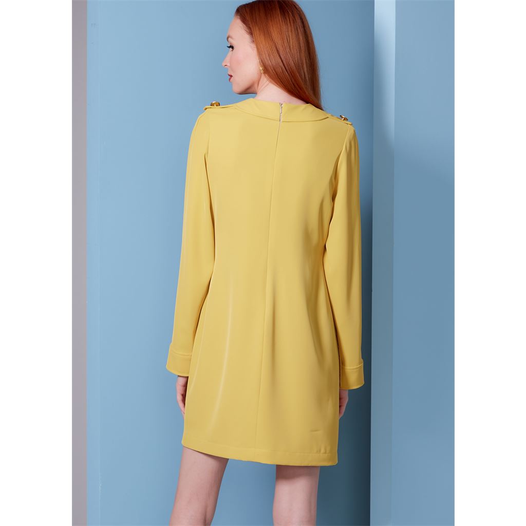 Vogue Pattern V1844 Misses and Misses Petite Dress 1844 Image 6 From Patternsandplains.com