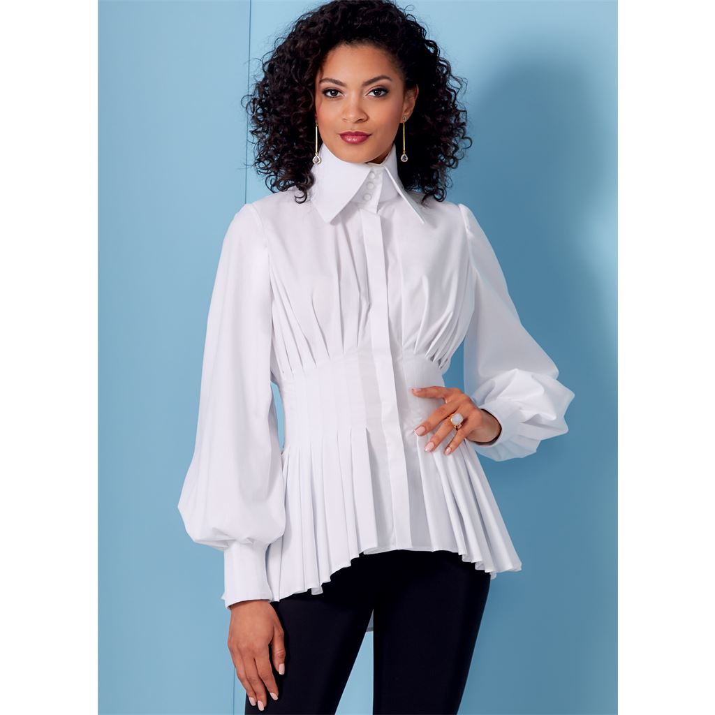 Vogue Pattern V1845 Misses Shirt 1845 Image 2 From Patternsandplains.com