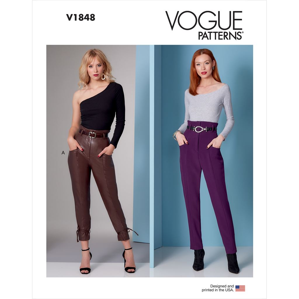 Vogue Pattern V1731 Misses' Deep-Pocket Skirt & Trousers – WeaverDee.com
