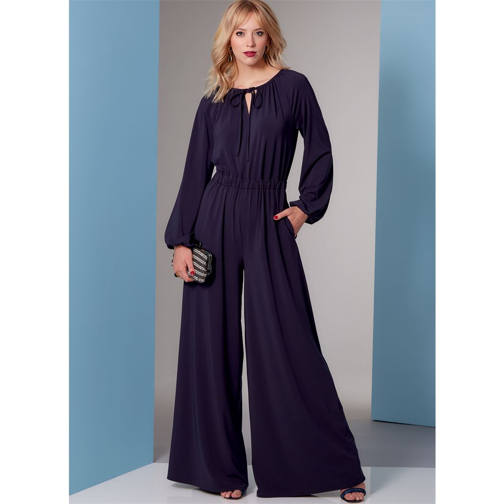 Vogue Pattern V1851 Misses and Misses Petite Jumpsuit 1851 Image 3 From Patternsandplains.com