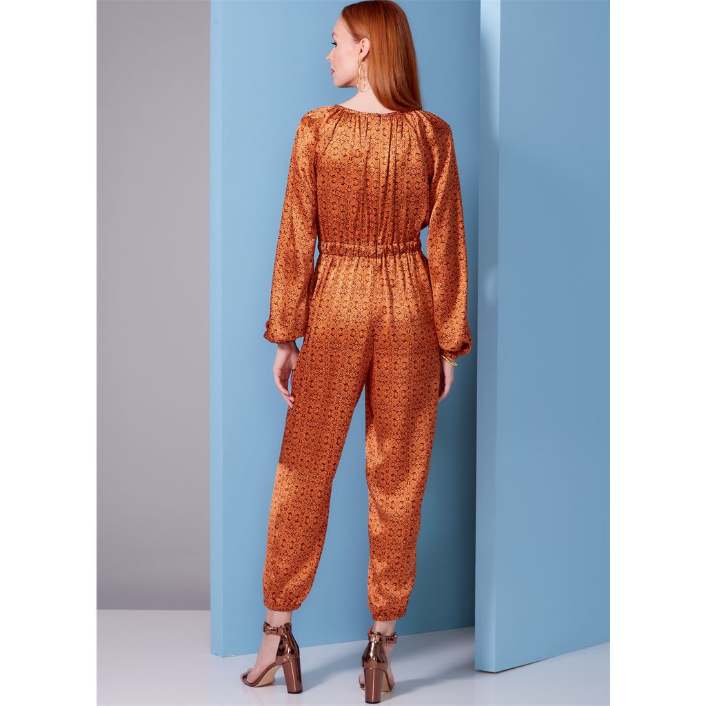 Vogue Pattern V1851 Misses and Misses Petite Jumpsuit 1851 Image 4 From Patternsandplains.com